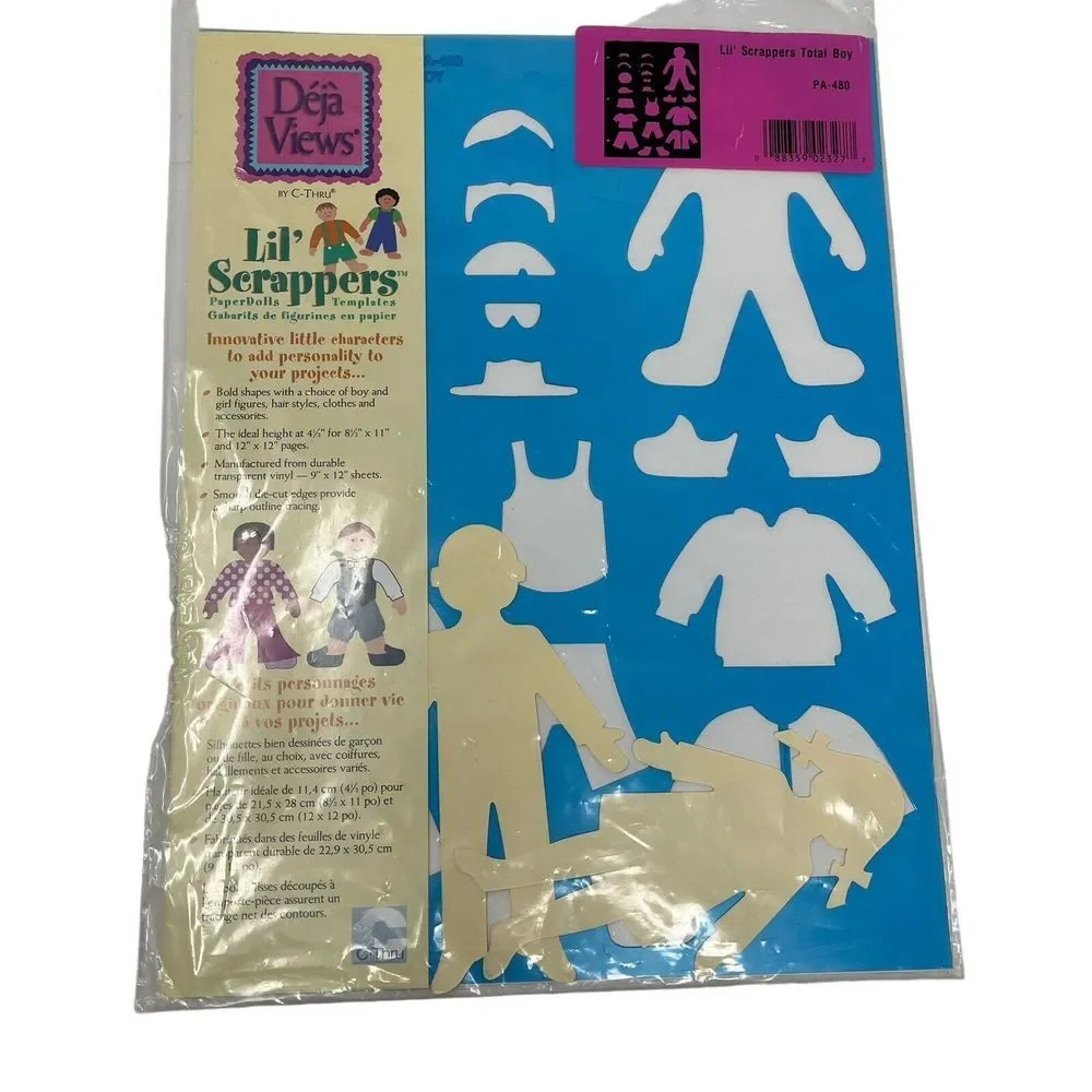Memories Forever Scrapbooking‎ Template Paper Dolls Kids Clothes Hair NIP